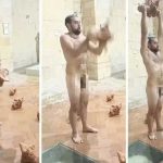 La stravagante performance nudo di Michele Rava in una Chiesa di Tarquinia: che cosa è successo?