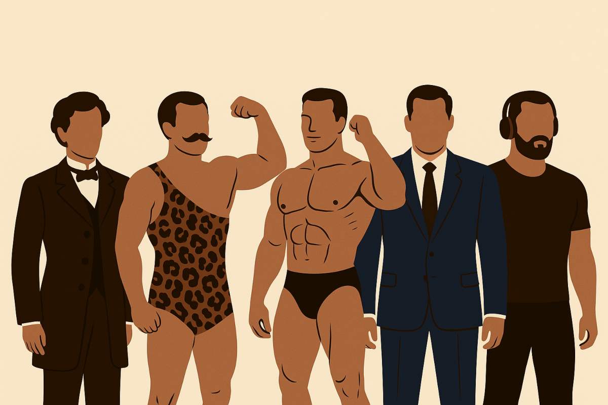 Il mito dell’uomo perfetto: due secoli di corpi maschili tra forza e fragilità