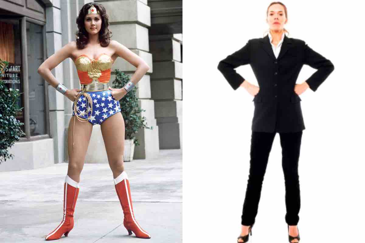 Meno ansia e più coraggio se ti metti in posa come Wonder Woman: sarà vero?